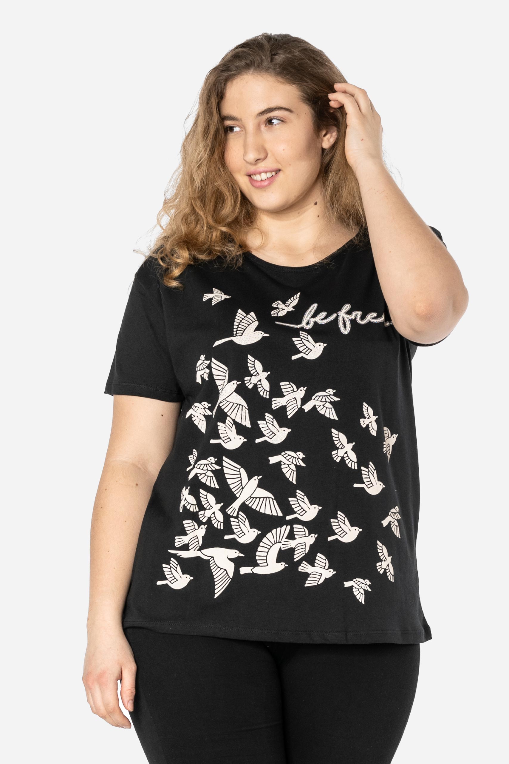 Duża Koszulka Bluzka Damska Podkoszulek KD11-2